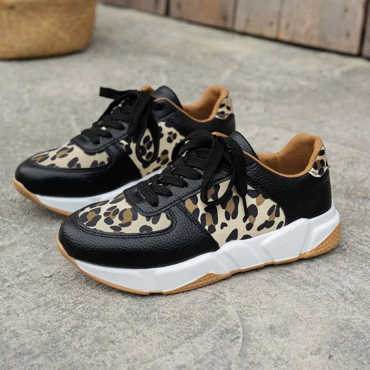 Leopard Print Sneakers