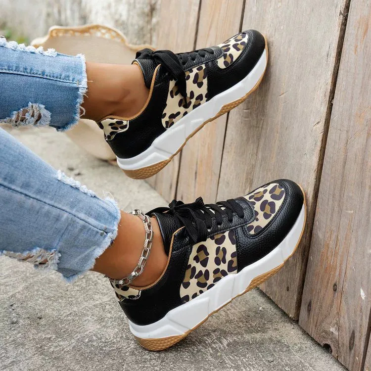 Leopard Print Sneakers
