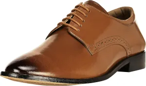 LIBERTYZENO Mens Animal Print Genuine Leather Adults Wingtip Monkstrap & Lace Up Dress Shoes for Prom Graduation