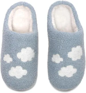 Living Royal Plush Slippers, Cozy Non-Slip Rubber Sole, Soft 100% Polyester, Silly Funny Comfortable Fuzzy Design