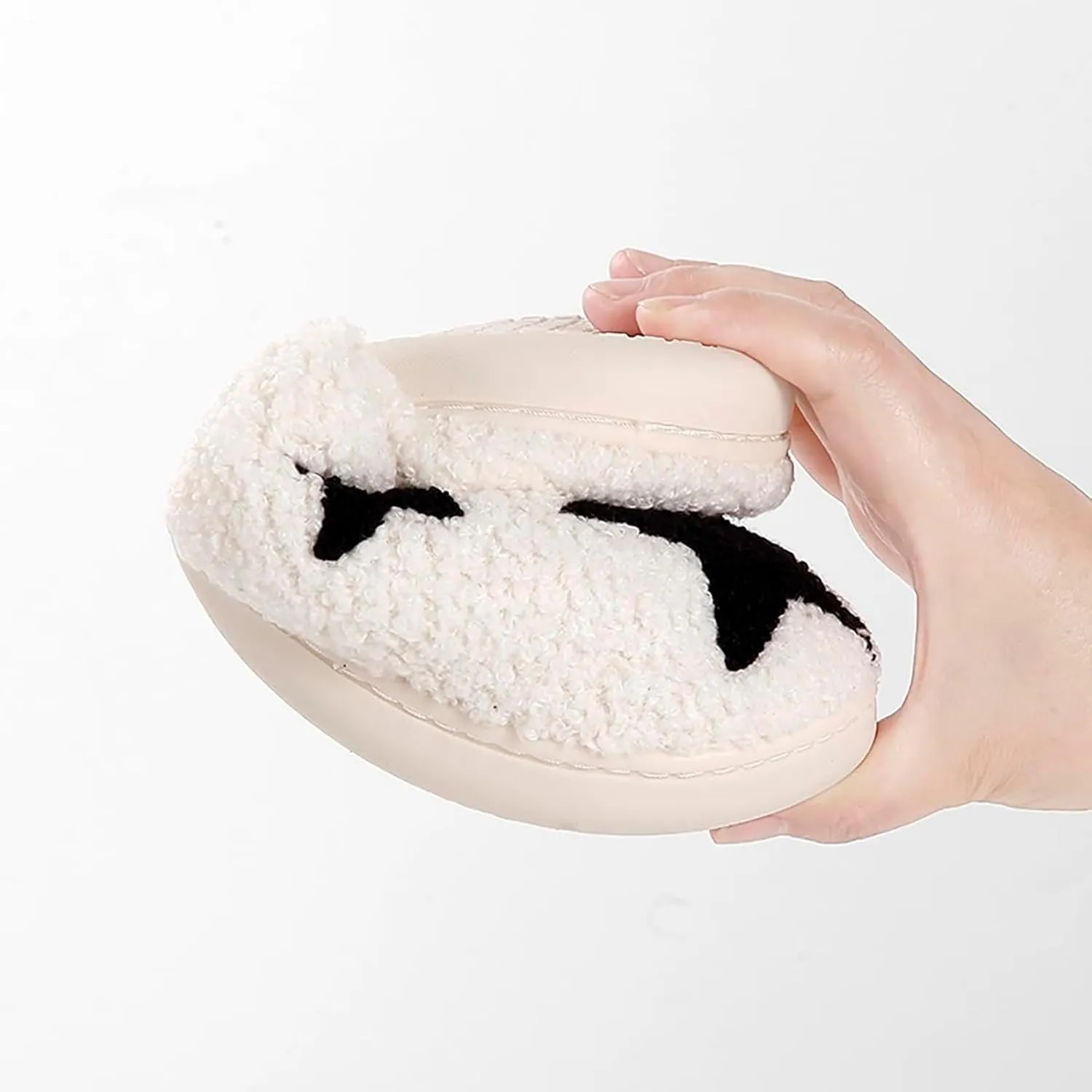LNERIP Animal Slippers Fruit Slippers Plant Slippers Various Cartoon Patterns Fluffy Soft Memory Foam Retro Indoor Outdoor Home Couple Shoes
