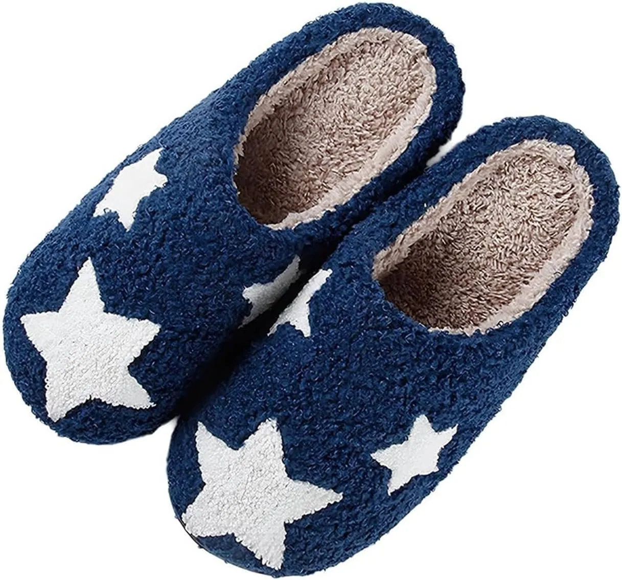 LNERIP Animal Slippers Fruit Slippers Plant Slippers Various Cartoon Patterns Fluffy Soft Memory Foam Retro Indoor Outdoor Home Couple Shoes