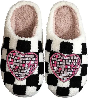 LNERIP Slippers Winter Womens Mens Fluffy Plush Slippers Animals Cute Cartoon House Slippers Cuddly Warm Shoes Indoor Outdoor Girls Women