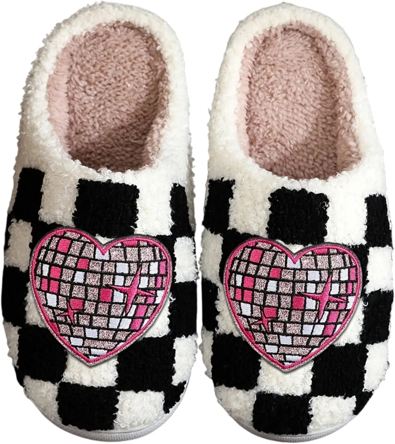 LNERIP Slippers Winter Womens Mens Fluffy Plush Slippers Animals Cute Cartoon House Slippers Cuddly Warm Shoes Indoor Outdoor Girls Women