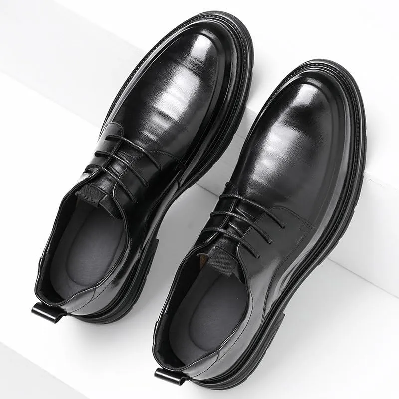Loafers Mens Modern Classic Slip On Oxfords All-Day Comfort Faux Patent Leather Oxford Dress Shoes Mens Dress Casual Shoes Leather