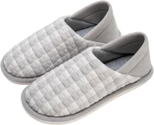 Loizziuy Pregnant Women's Slippers Soft Sole Anti-Slip Maternity Postpartum Summer Thin Cotton Slippers with Heel Women's Set
