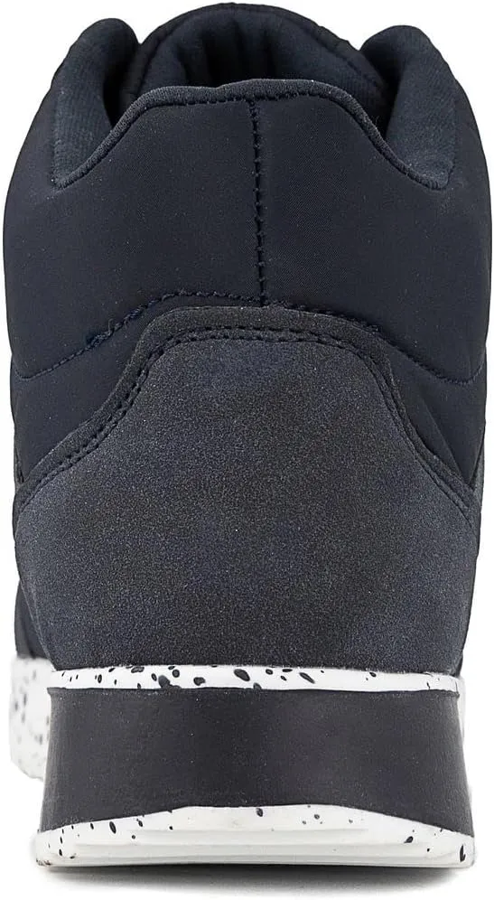 LONDON FOG Womens Maise High-Top Sneaker Bootie Lace-Up Ankle Boot