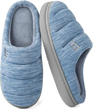 LongBay Women's House Slippers Ultra-Soft Memory Foam Bedroom Shoes Slip On Clogs for Indoor Outdoor