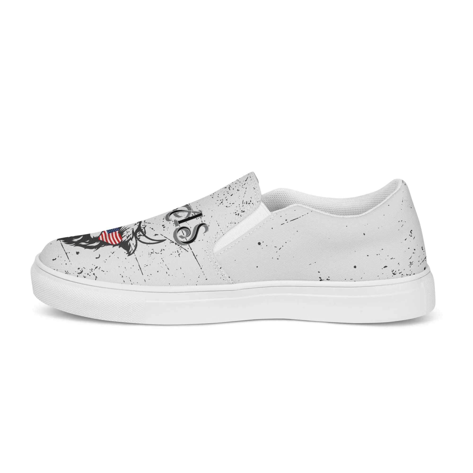 Love My State - Women's Canvas Slip-On Sneakers