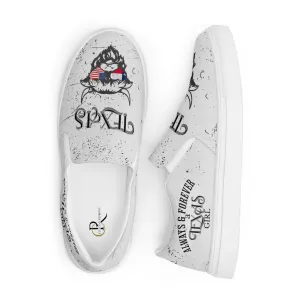 Love My State - Women's Canvas Slip-On Sneakers