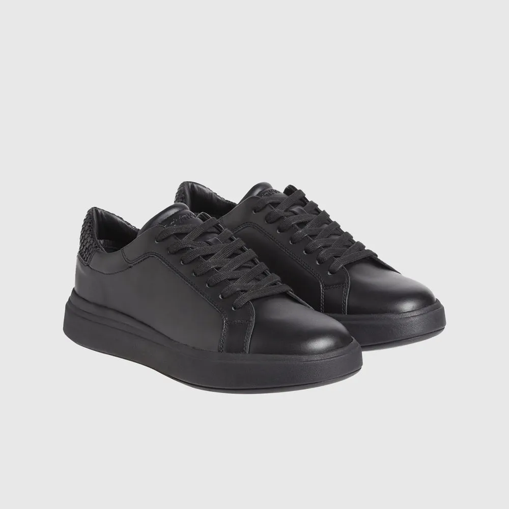 Low Top Lace Up Sneaker - Black