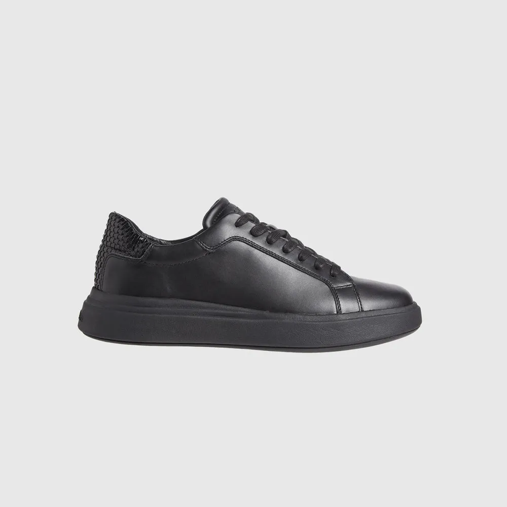 Low Top Lace Up Sneaker - Black