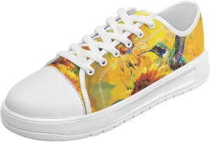 Low Tops Canvas Shoes for Women Girl Classic Lace Up Fashion Sneaker Street Casual Canvas Shoes No Laces 5.5-13.5