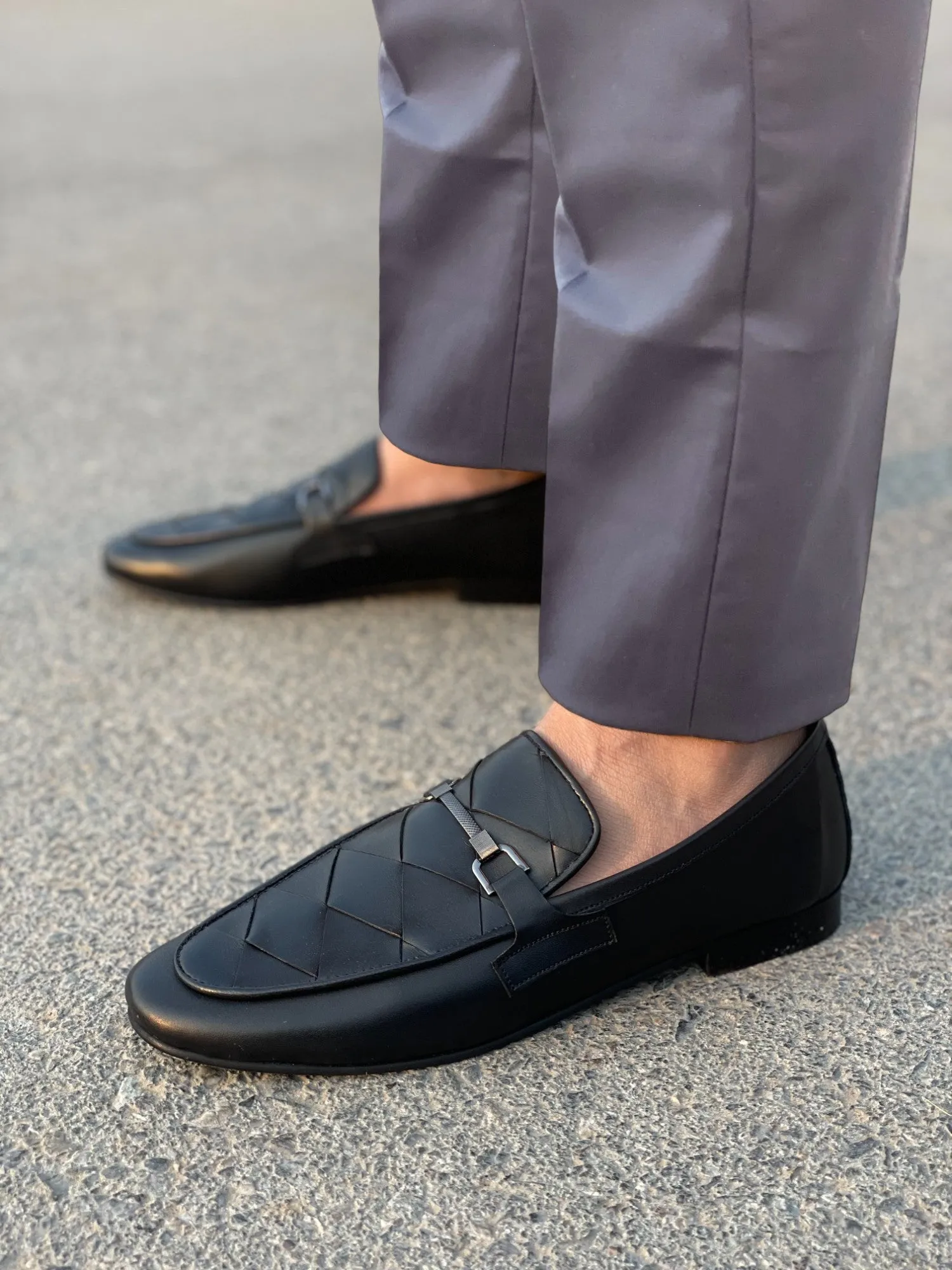 LS Pure Leather Handmade Bali Straps Formal Shoes LS-201