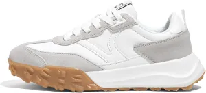 LUCKY STEP Women's Platform Tennis Walking Shoe Retro Chunky Casual Breathable Durable Deluxe Fashion Skate Sneaker