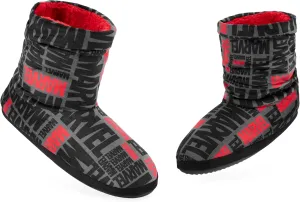 Marvel Men's Slippers Plush Indoor House Shoes Warm Boot Slippers Men Teenagers Size 5-10 Non Slip Sole - Gifts for Him