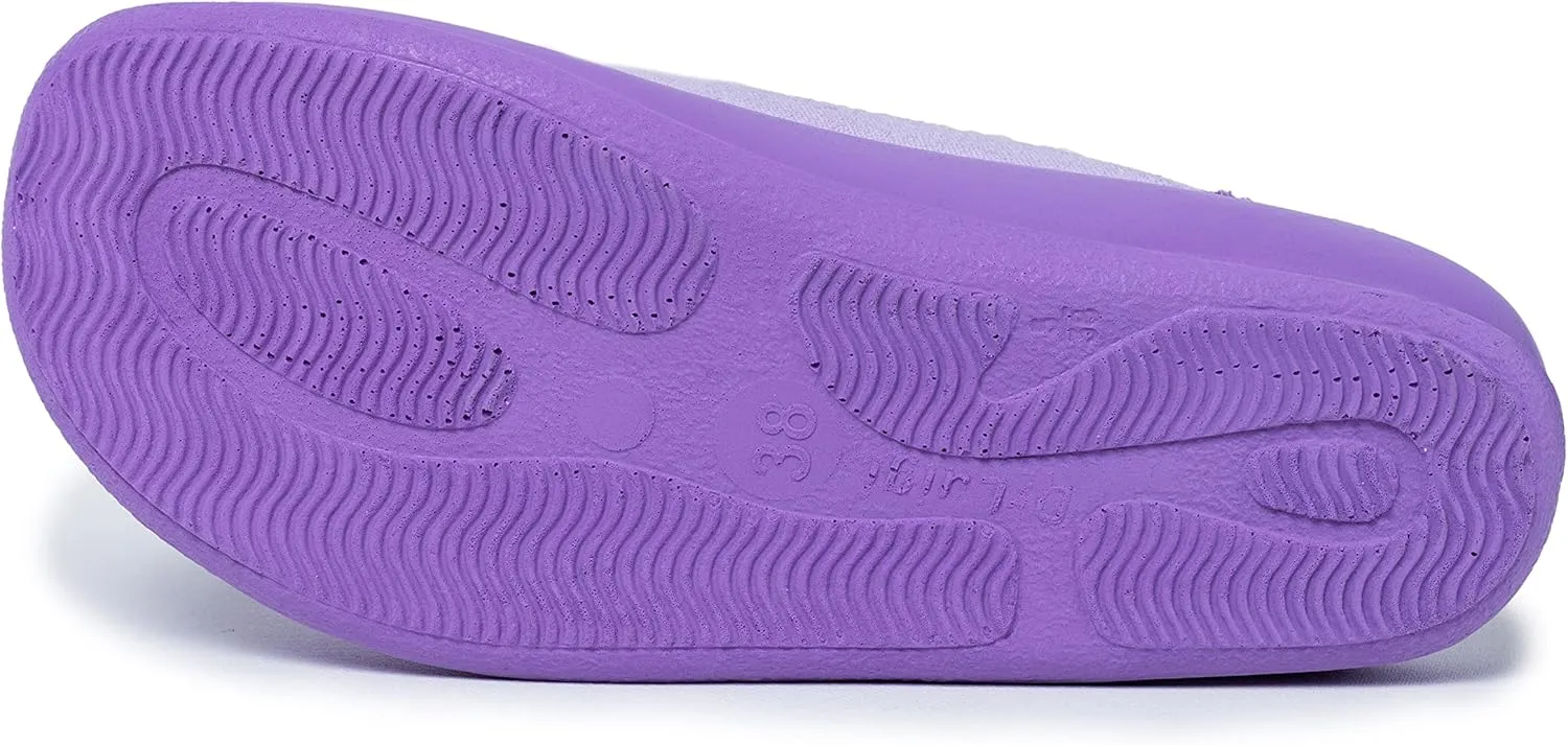 Medical Slippers for Women - Memory Foam Shoes Indoor Outdoor Italian Cotton - Made in EU - Relieves Pressure, Improves Peripheral Blood Circulation