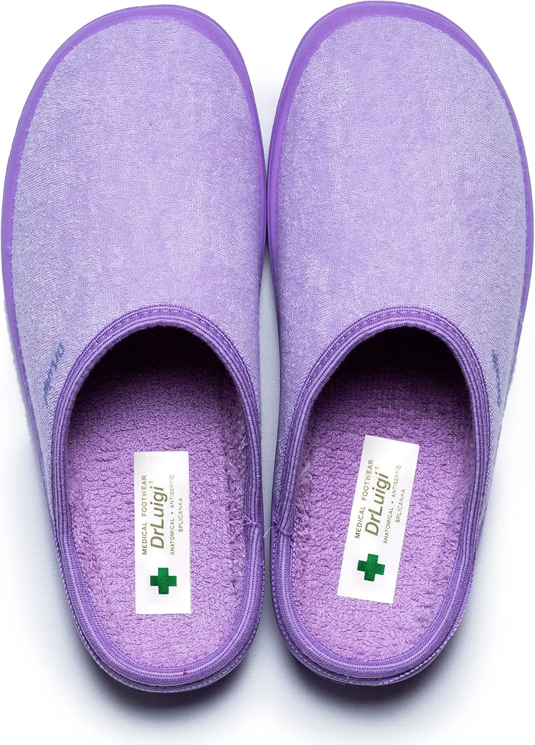 Medical Slippers for Women - Memory Foam Shoes Indoor Outdoor Italian Cotton - Made in EU - Relieves Pressure, Improves Peripheral Blood Circulation