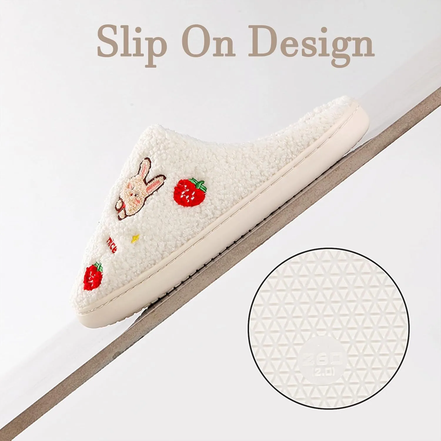 Meet Me at Midnight Slippers for Women Men Ladies Men's Comfortable Plush Home Slippers Slip On Non-slip Slippers