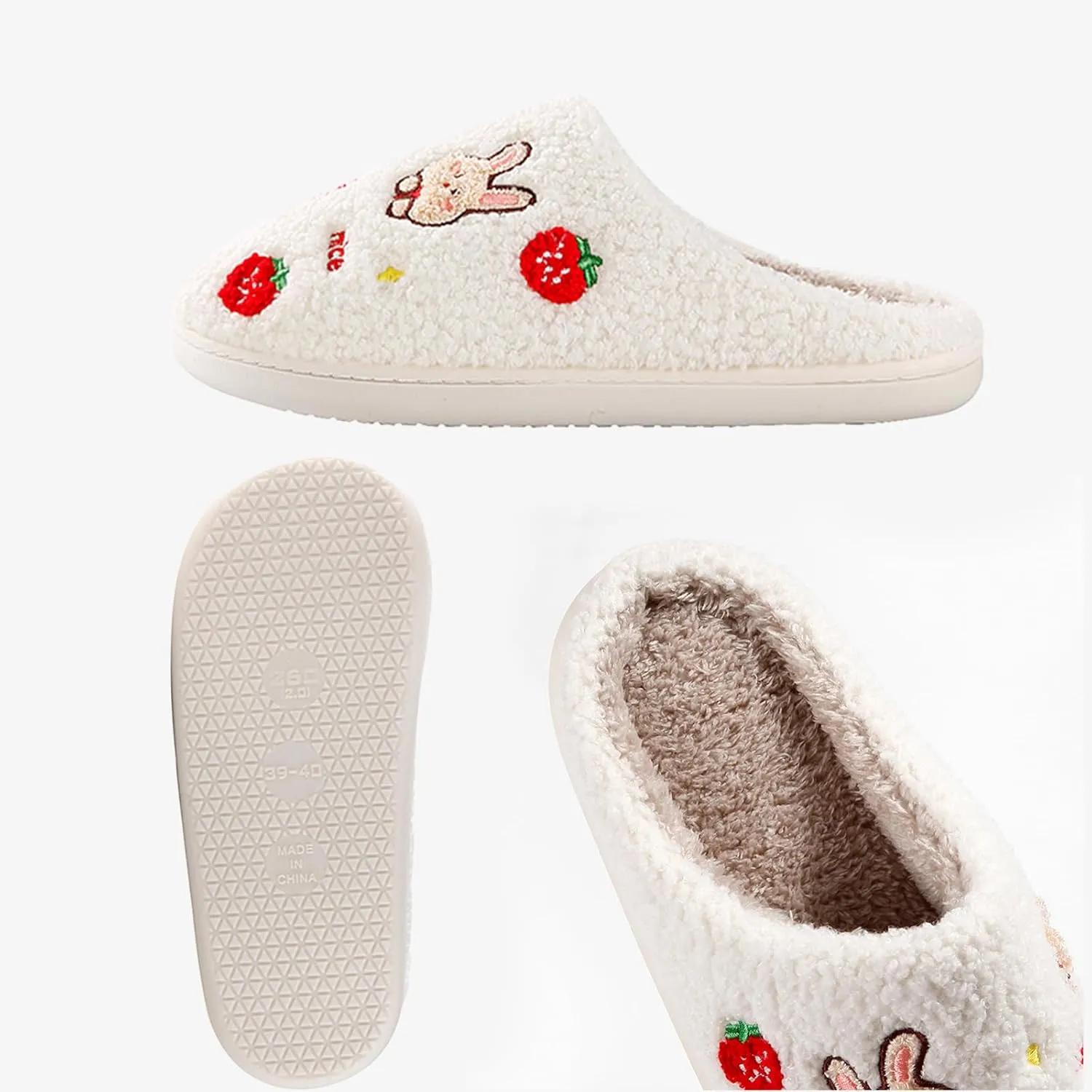 Meet Me at Midnight Slippers for Women Men Ladies Men's Comfortable Plush Home Slippers Slip On Non-slip Slippers