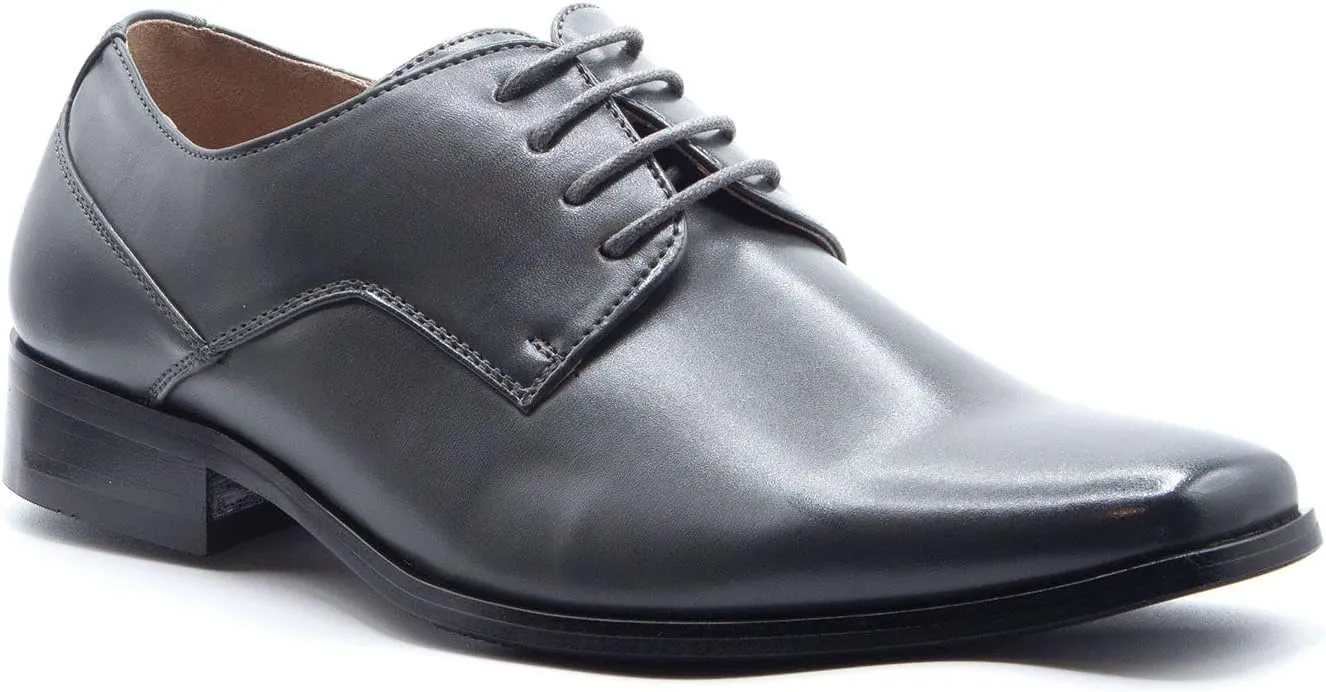 Men's 37686 Cap Toe Hand Burnished Lace Up Dress Shoes Oxfords