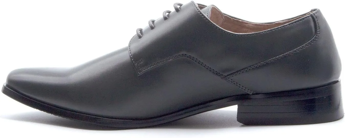 Men's 37686 Cap Toe Hand Burnished Lace Up Dress Shoes Oxfords