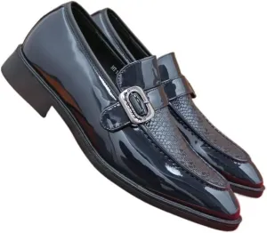 Men's Alligator Crocodile Print Oxfords Fashion Lace Up Dress Shoes Formal Business Oxford Weddings Prom