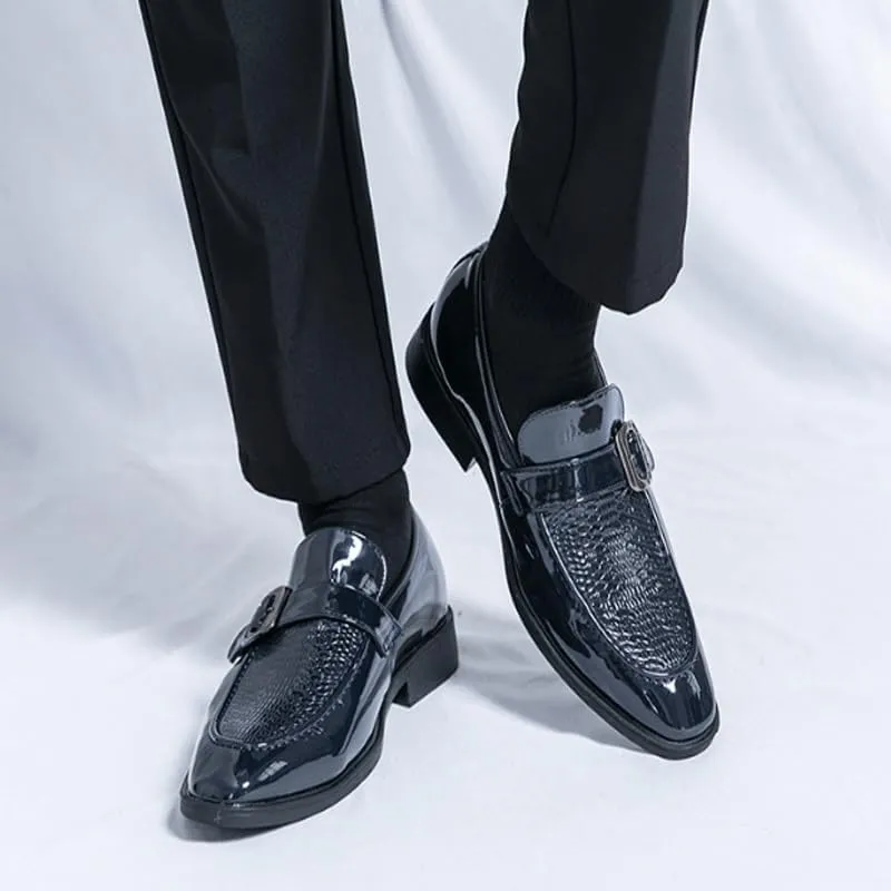 Men's Alligator Crocodile Print Oxfords Fashion Lace Up Dress Shoes Formal Business Oxford Weddings Prom