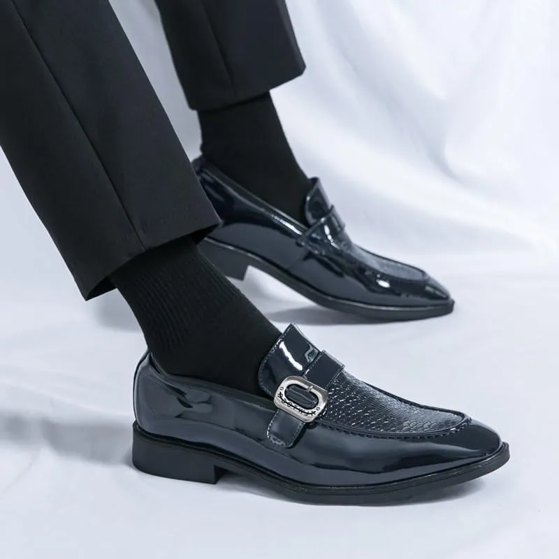 Men's Alligator Crocodile Print Oxfords Fashion Lace Up Dress Shoes Formal Business Oxford Weddings Prom