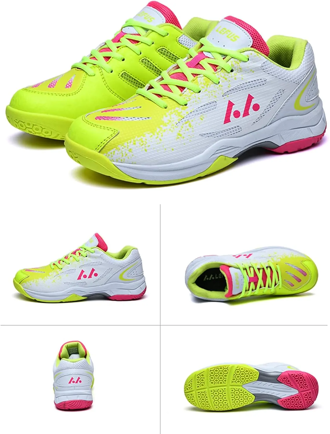 Men's Badminton Shoes Comfort Anti-Slip Pickleball Court Shoes Professional Sneakers