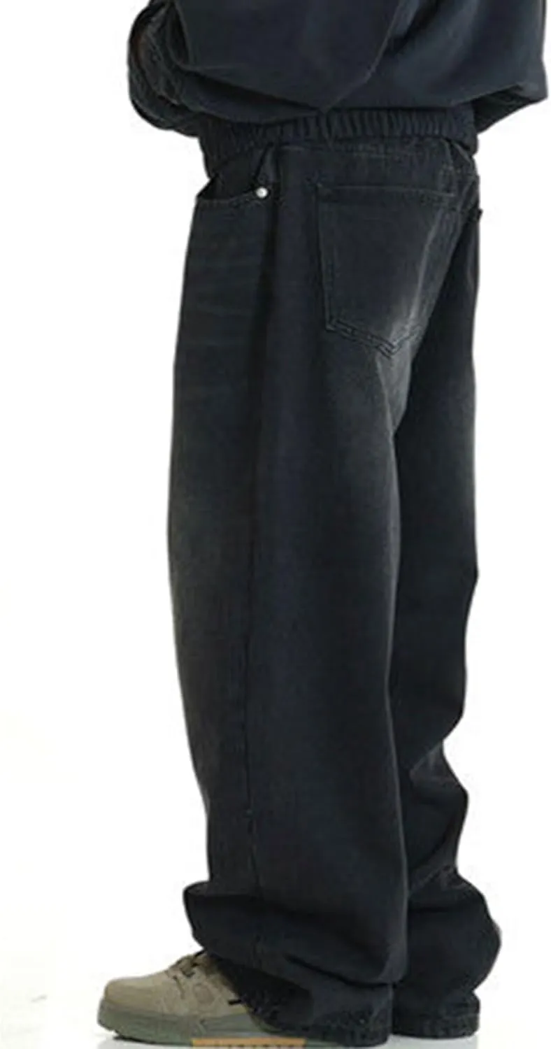 Men's Baggy Jeans Y2k Hip Hop Skater Jeans Loose fit Skateboard Pants Wide Leg Harajuku Pants
