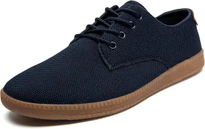 Mens Casual Dress Shoes - for Men Slip On Shoes for Men Black Business Casual Sneakers for Men Loafers Breathable Mesh Gym Workout Tennis Shoes Running Shoes Walking Shoes