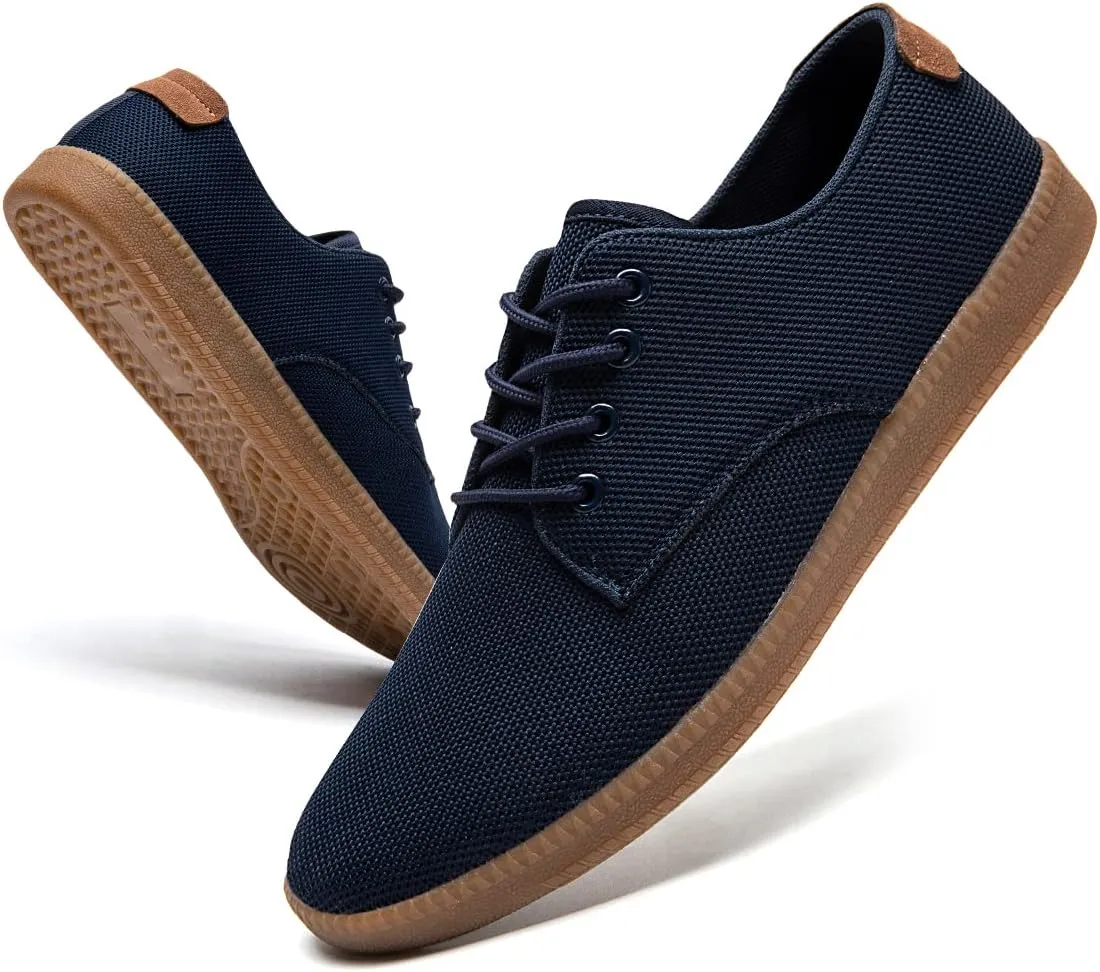 Mens Casual Dress Shoes - for Men Slip On Shoes for Men Black Business Casual Sneakers for Men Loafers Breathable Mesh Gym Workout Tennis Shoes Running Shoes Walking Shoes