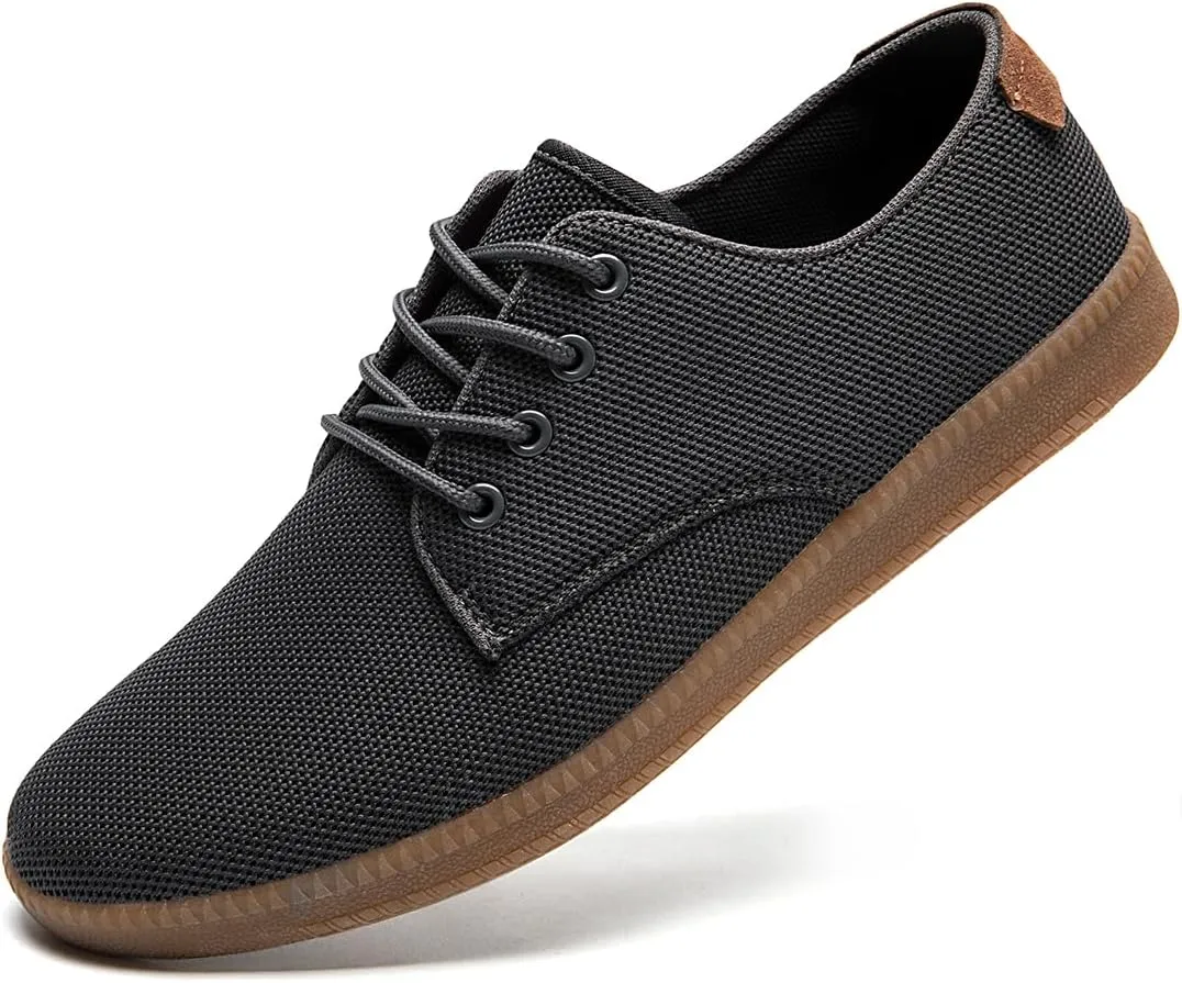 Mens Casual Dress Shoes - for Men Slip On Shoes for Men Black Business Casual Sneakers for Men Loafers Breathable Mesh Gym Workout Tennis Shoes Running Shoes Walking Shoes