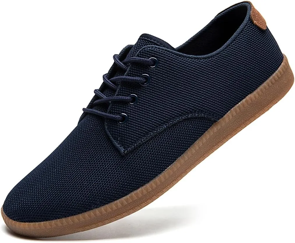 Mens Casual Dress Shoes - for Men Slip On Shoes for Men Black Business Casual Sneakers for Men Loafers Breathable Mesh Gym Workout Tennis Shoes Running Shoes Walking Shoes