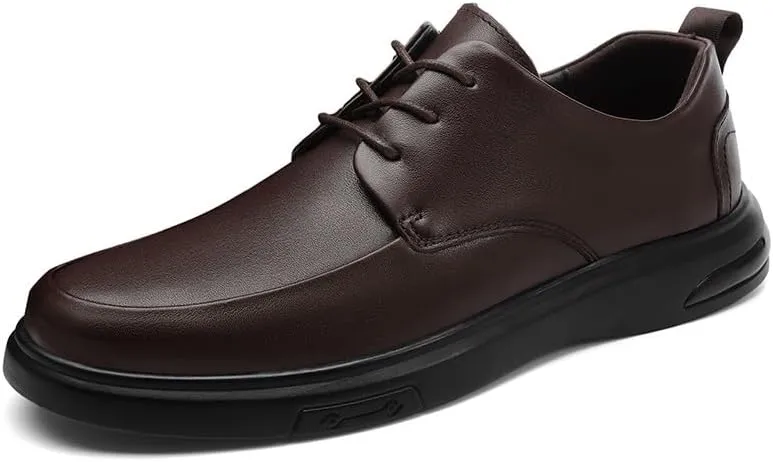 Men's Classic Lace-up Formal Oxfords Mens Business Office Wedding Formal Modern Leather Dress Shoes