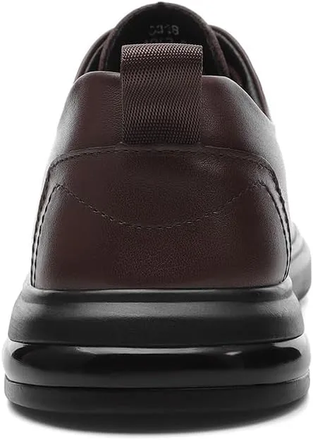 Men's Classic Lace-up Formal Oxfords Mens Business Office Wedding Formal Modern Leather Dress Shoes