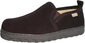 Men's Cow Suede Upper Shearling Indoor/Outdoor Slippers