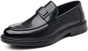 Mens Derby Shoes Office Slip-ons Formal Business Leather Oxfords Classic Formal Oxford Shoes