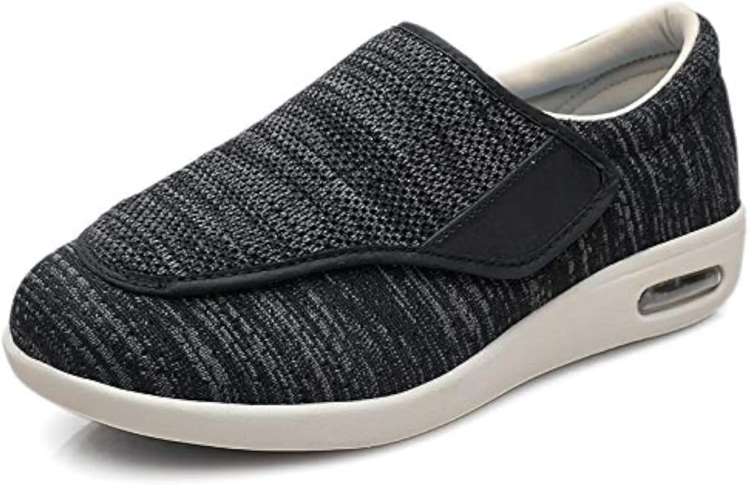 Men's Diabetic Shoes,Wide Width Shoes with Adjust Closure Shoes for Elderly Diabetic Pain Relief Swollen Feet