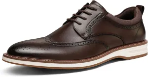 Men's Dress Shoes Business Formal Wingtip Casual Oxford Shoes