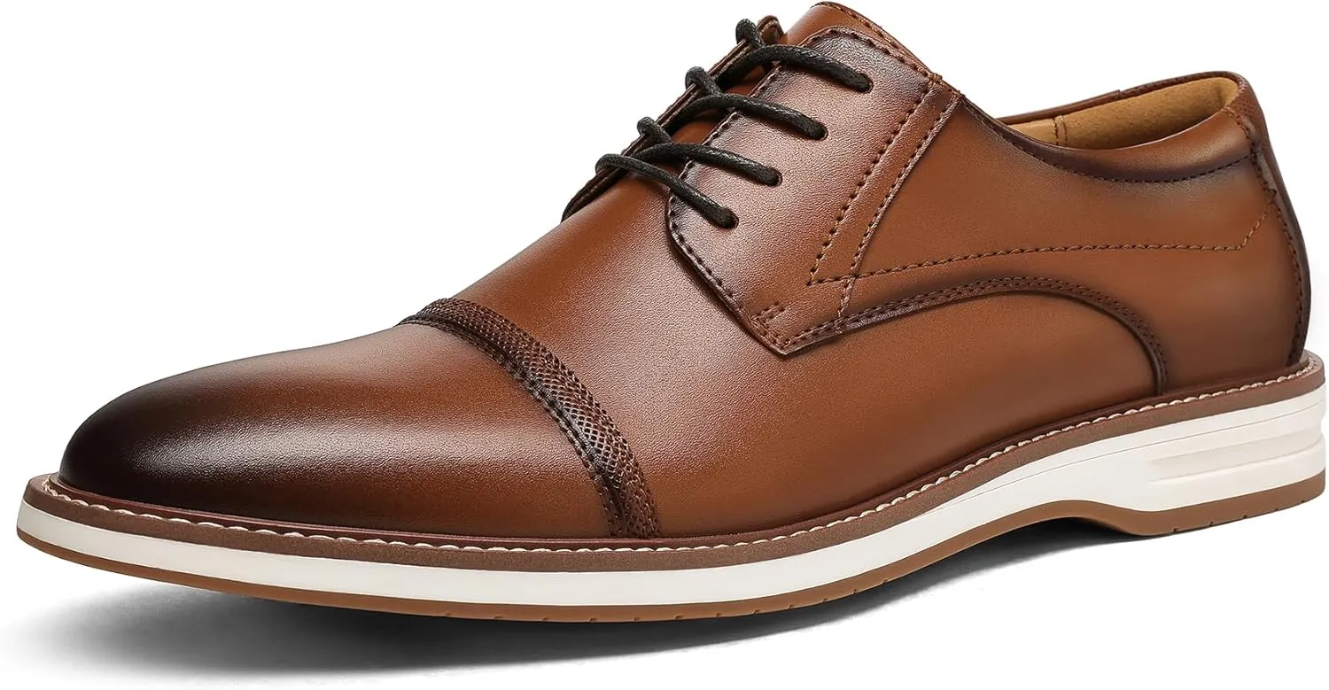 Men's Dress Shoes Business Formal Wingtip Casual Oxford Shoes