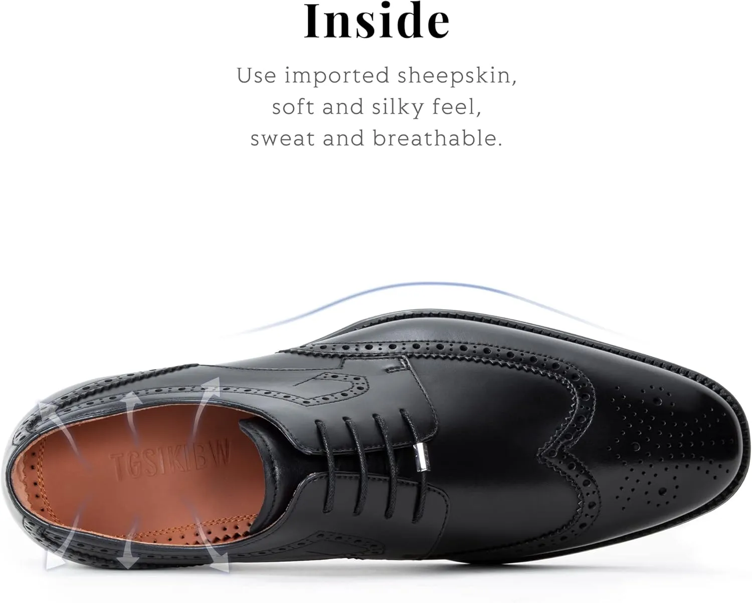 Men's Dress Shoes for Men Genuine Leather Modern Formal Business Derby Shoes