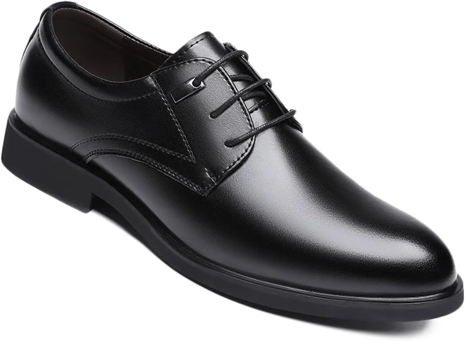 Men's Dress Shoes Formal Oxford Classic Lace Up Derby Shoes Leather