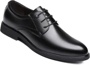 Men's Dress Shoes Formal Oxford Classic Lace Up Derby Shoes Leather