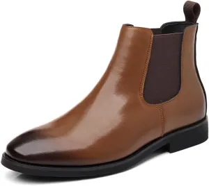 Men's Dress Shoes Men Business Office Wedding Formal Modern Oxfords Slip On Pointed Toe Derbys