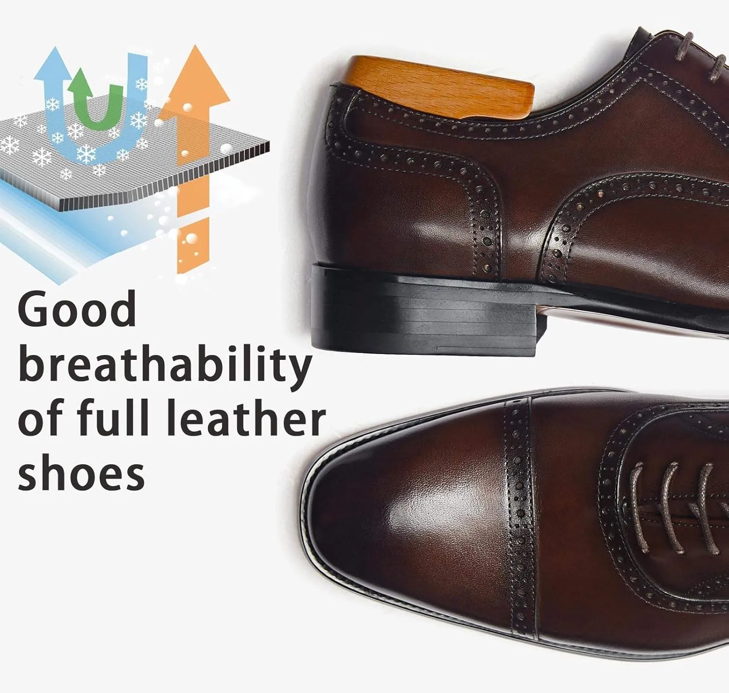 Men's Dress Shoes Oxford Formal Modern Leather Shoes for Men