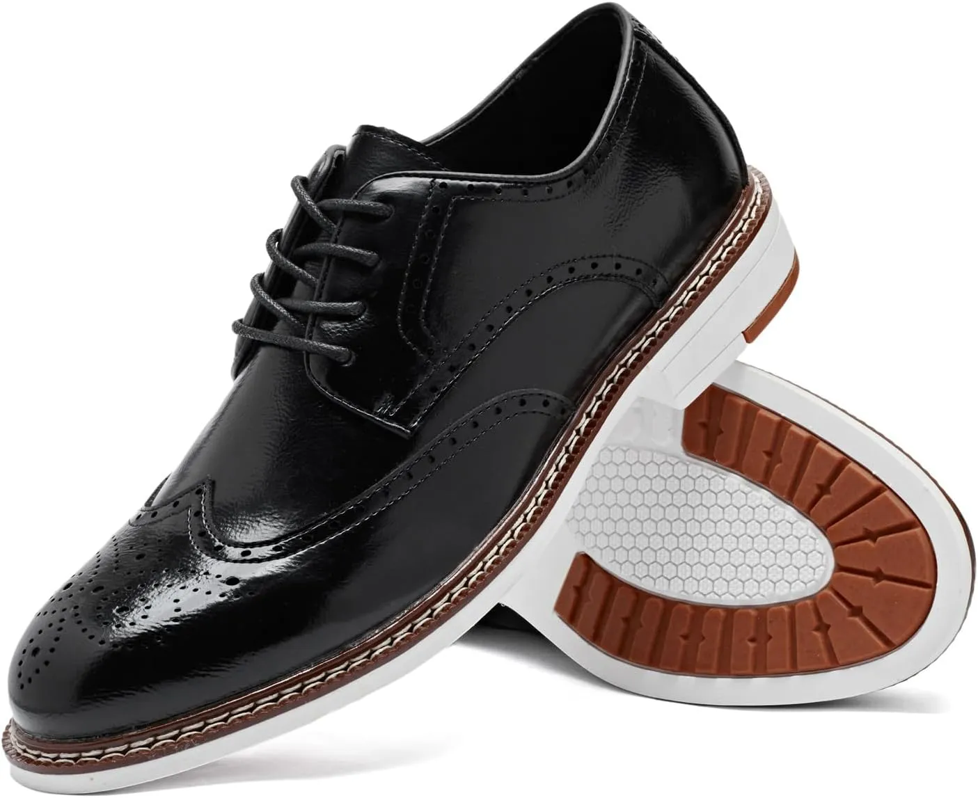 Men's Dress Shoes Oxford Shoes Formal Dress Shoes for Men Business Derby Shoes.