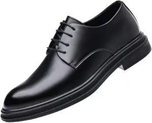 Mens Dress Shoes Work Men’s Dress Oxford Formal Shoes Leather Business Shoes Office Comfortable Tuxedo Shoes Formal Derby Shoes(9.5)