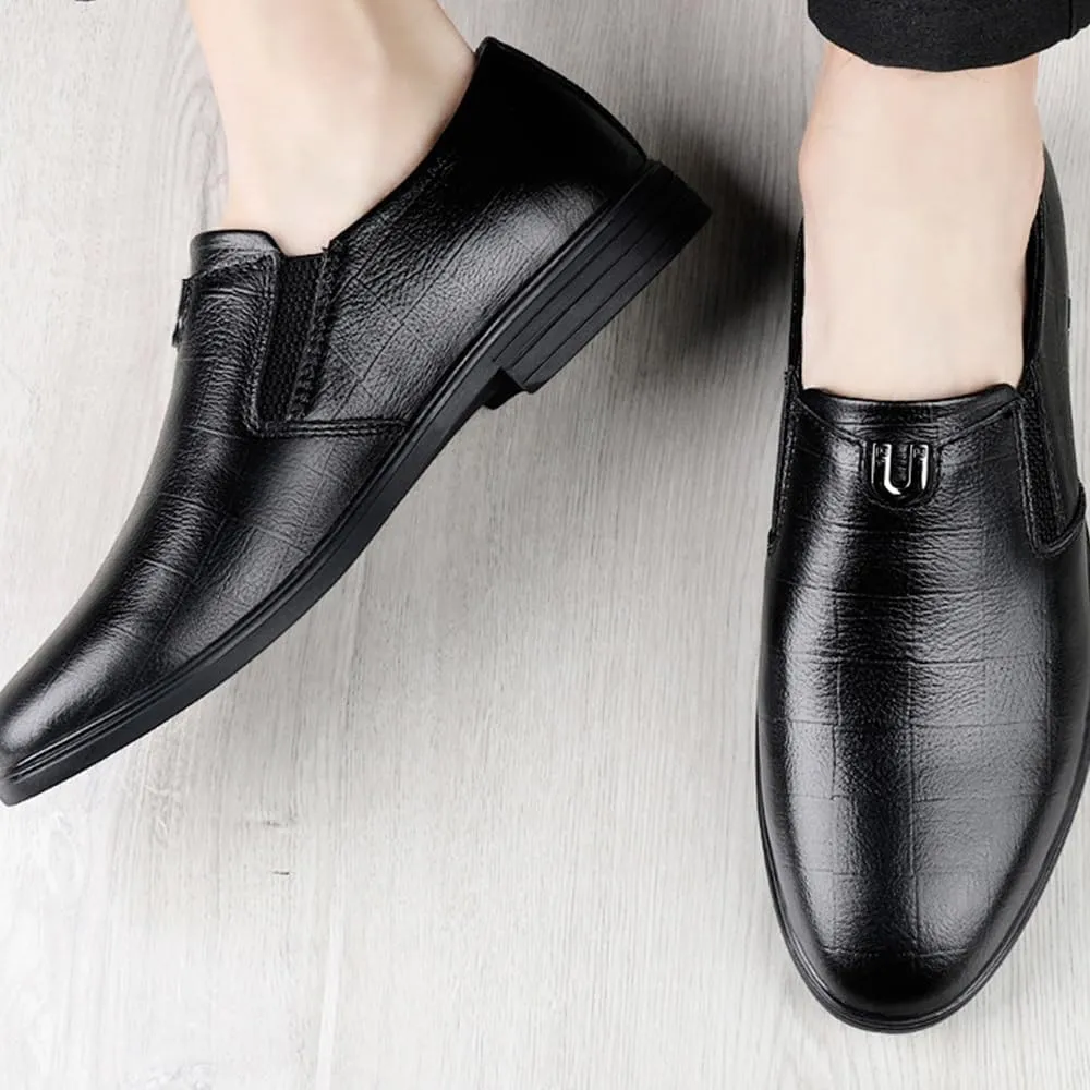 Mens Dress Sneakers Sport Non-Slip Pointed Toe Faux Patent Leather Tuxedo Dress Shoes
